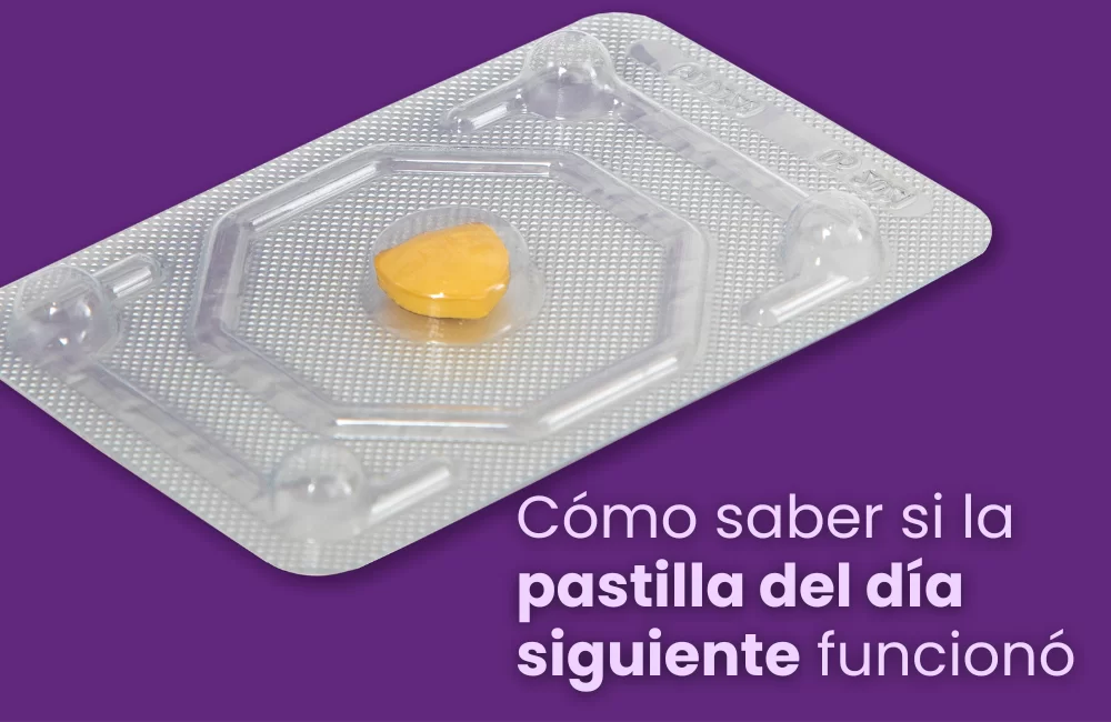 Cómo saber si la pastilla del día siguiente funcionó